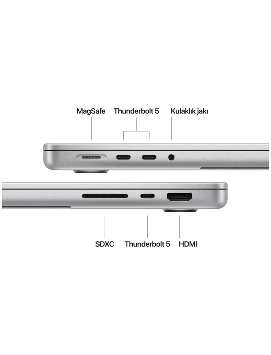 Apple MacBook Pro M4 Max 36GB 1TB SSD macOS 14" Taşınabilir Bilgisayar Gümüş MX2G3TU/A