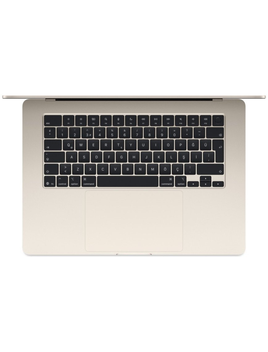 Apple MacBook Air M4 16GB 256GB SSD macOS 15" Taşınabilir Bilgisayar Yıldız Işığı MW1J3TU/A